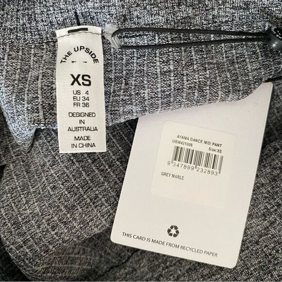 The Upside Ayama Dance Midi Pant Legging Grey XS NWT - Picture 4 of 10